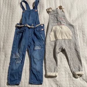 Overalls and dress